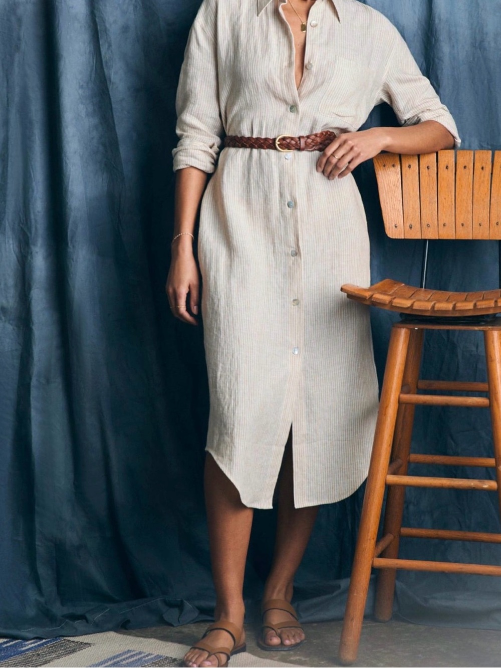 Faherty Laguna Linen Dress